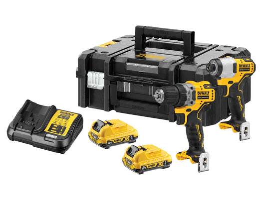 DCK2110L2 XR Brushless Sub-Compact Twin Pack 12V 2 x 3.0Ah Li-ion               