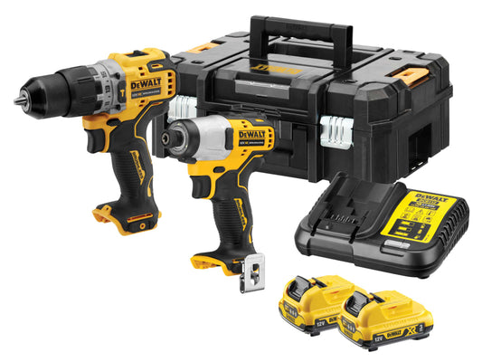 DCK2111L2T XR Brushless Sub-Compact Twin Pack 12V 2 x 3.0Ah Li-ion              