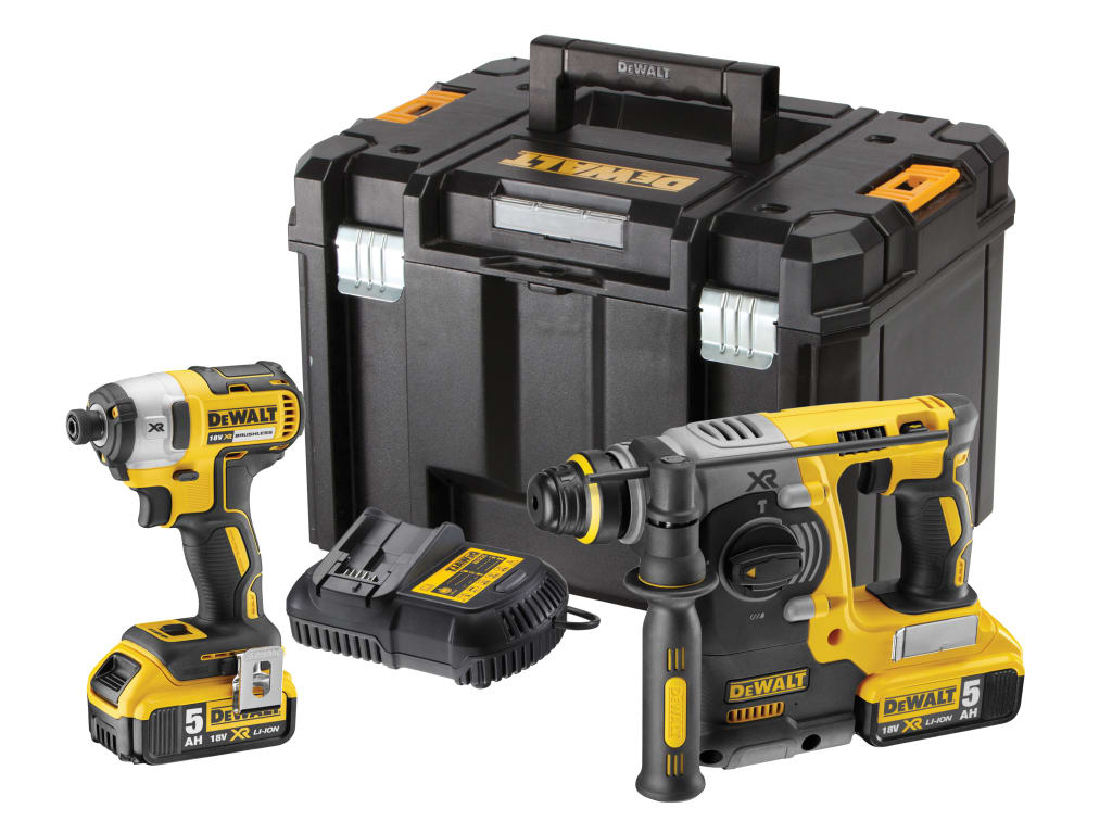 DCK2532P2 XR Brushless Twin Pack 18V 2 x 5.0Ah Li-ion                           