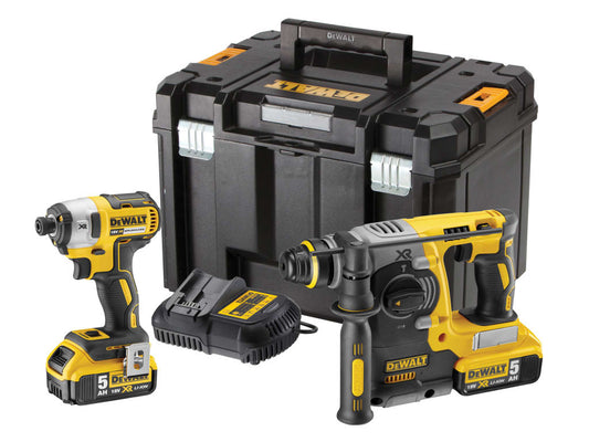 DCK2532P2 XR Brushless Twin Pack 18V 2 x 5.0Ah Li-ion                           