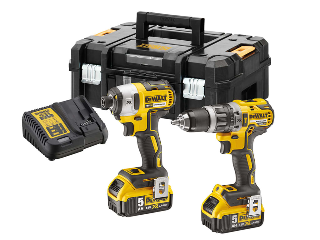DCK266P2T XR Brushless Twin Pack 18V 2 x 5.0Ah Li-ion                           