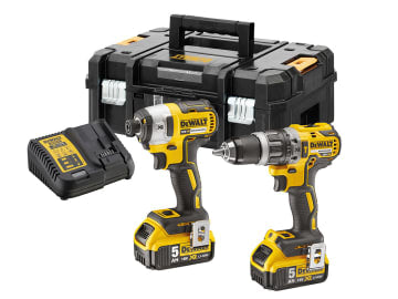 DCK266P2T XR Brushless Twin Pack 18V 2 x 5.0Ah Li-ion                           