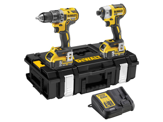 DCK266P2 XR Brushless Twin Pack 18V 2 x 5.0Ah Li-ion                            