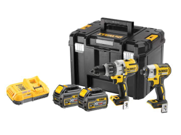 DCK276T2T FlexVolt XR Twin Pack 18V 2 x 18/54V 6.0/2.0Ah Li-ion                 