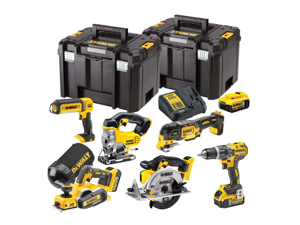 DCK665P3T XR Compact 6 Piece Woodworking Kit 18V 3 x 5.0Ah Li-ion               