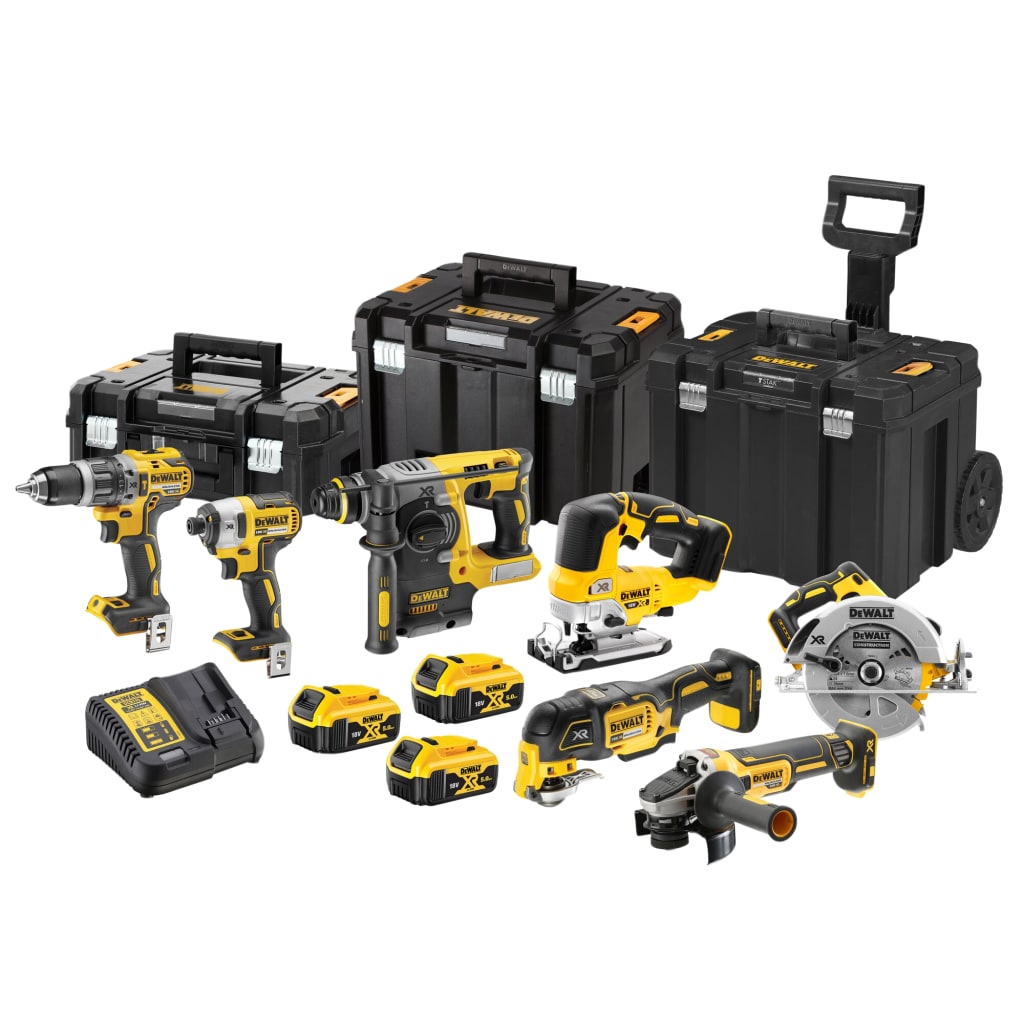 DCK755P3T XR Brushless 7 Piece Kit 18V 3 x 5.0Ah Li-ion                         