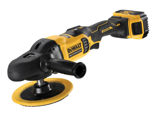 DCM849P2 XR Brushless Rotary Polisher 180mm 18V 2 x 5.0Ah Li-ion                