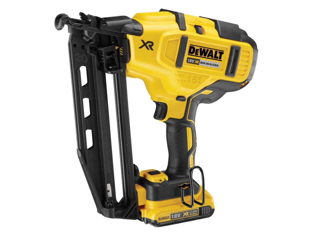 DCN660D2 Cordless XR Brushless Second Fix Nailer 18V 2 x 2.0Ah Li-ion           