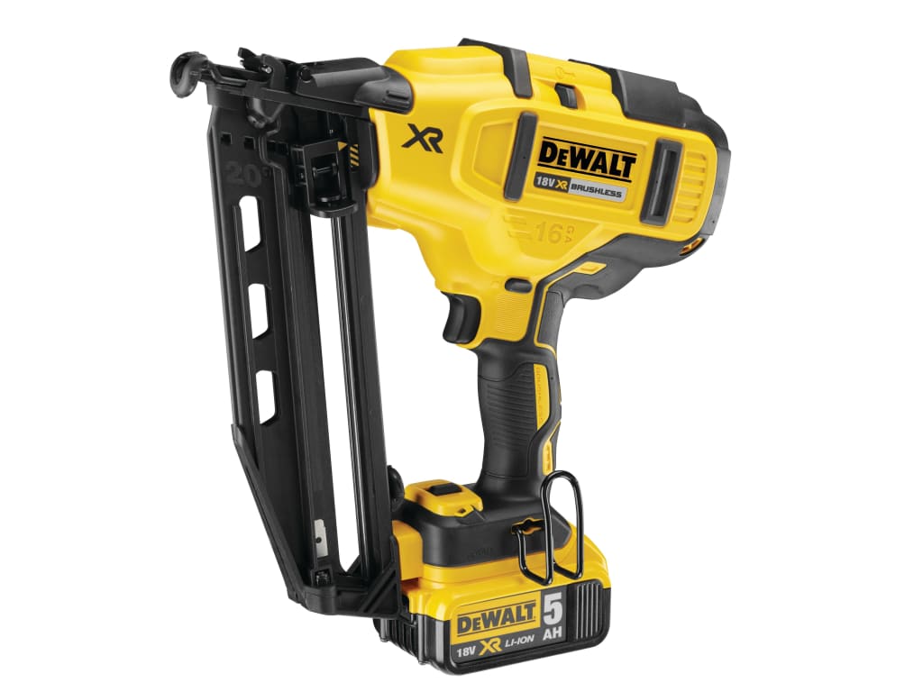 DCN660P2 Cordless XR Brushless Second Fix Nailer 18V 2 x 5.0Ah Li-ion           