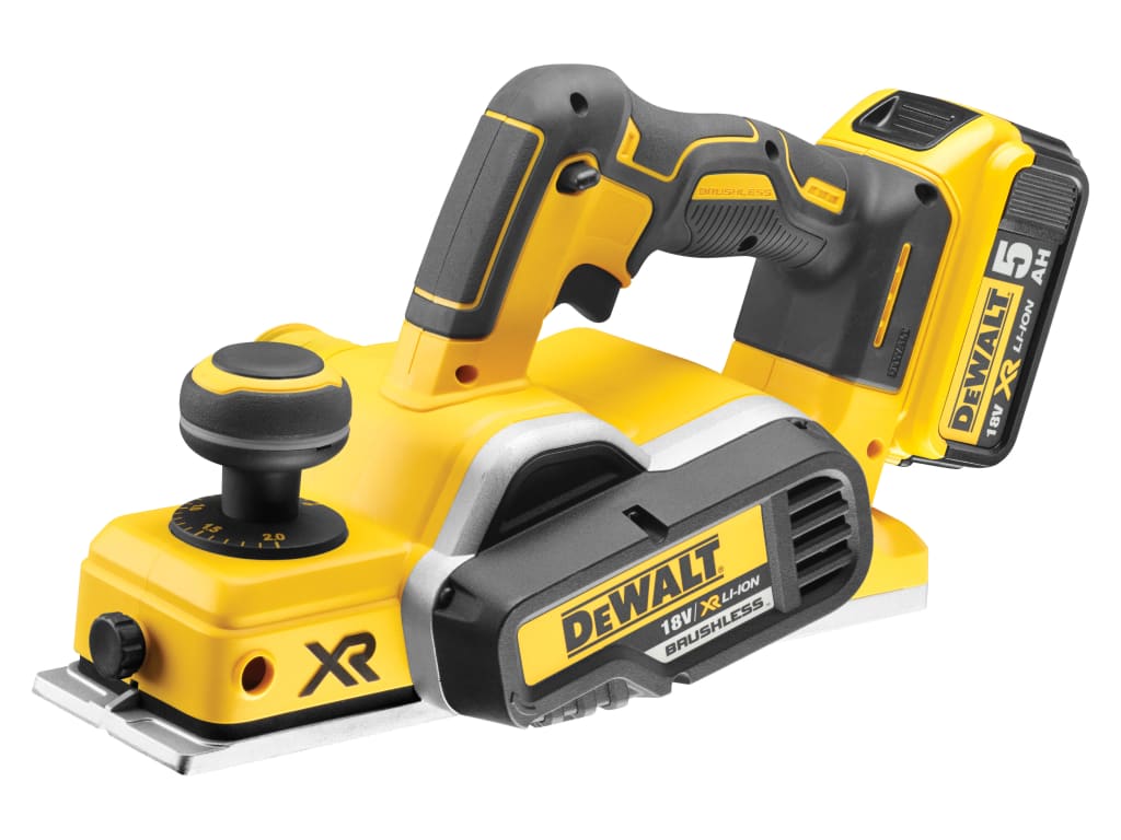 DCP580P2 XR Brushless Planer 18V 2 x 5.0Ah Li-ion                               
