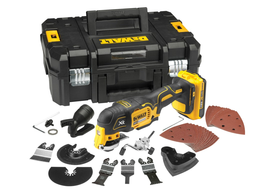 DCS355P1 XR Brushless Oscillating Multi-Tool Kit TSTAK™ 18V 1 x 5.0Ah Li-ion    