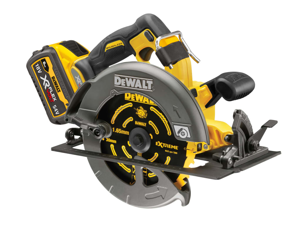 DCS578T2 XR FlexVolt Circular Saw 190mm 54V 2 x 2.0Ah Li-ion                    