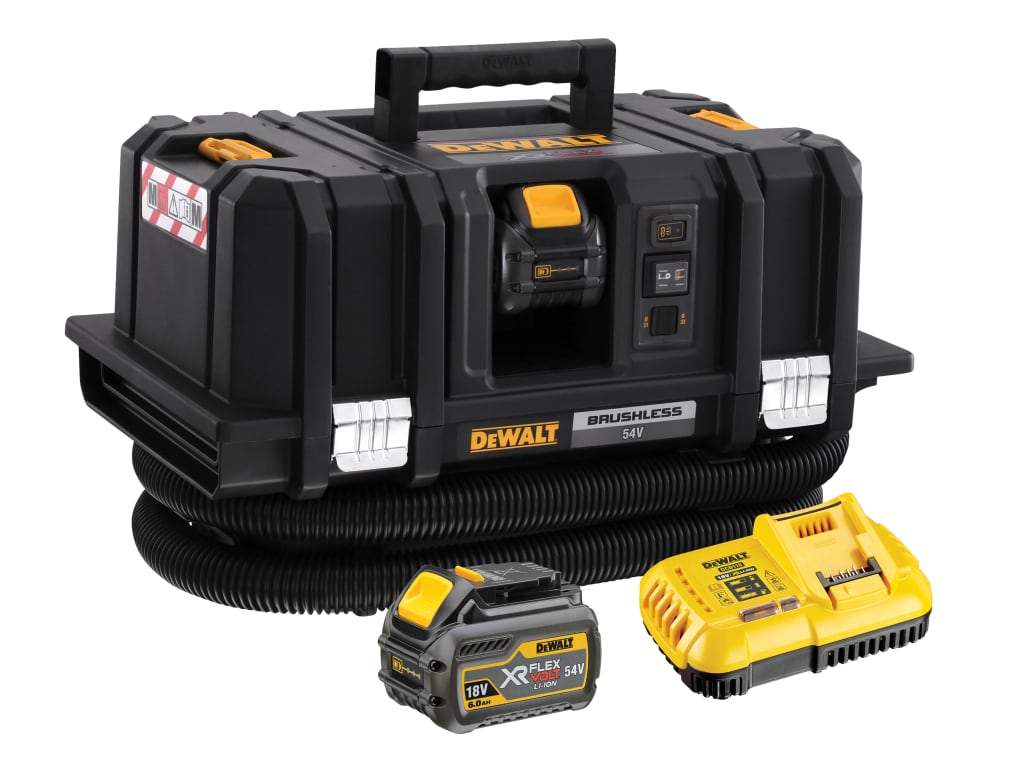 DCV586MT2 XR FlexVolt Dust Extractor 54V 2 x 2.0Ah Li-ion                       