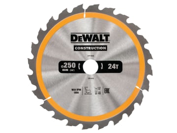 Stationary Construction Circular Saw Blade 250 x 30mm x 24T                     