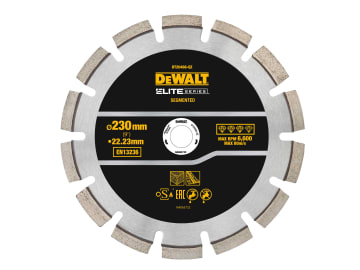 ELITE SERIES™ Asphalt Diamond Segmented Wheel 230 x 22.23mm                     