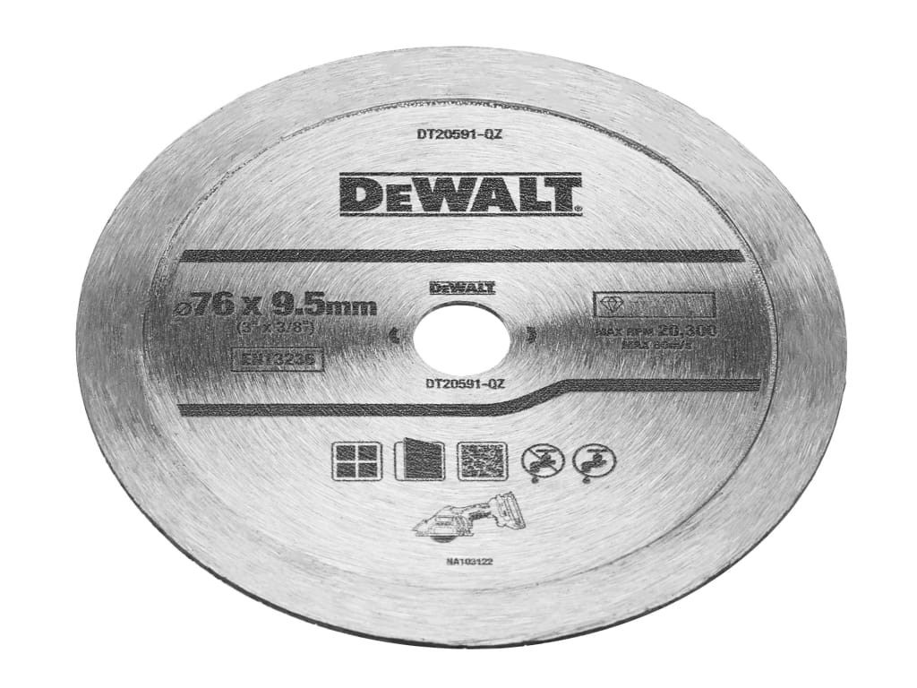DT20591 Diamond Tile Blade 76mm                                                 