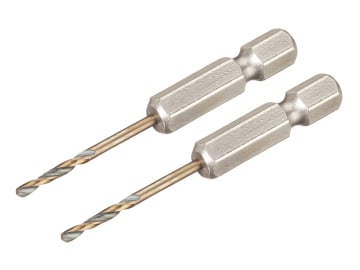 BLACK&GOLD Hex HSS-G Drill Bits (2) 2.0mm                                       