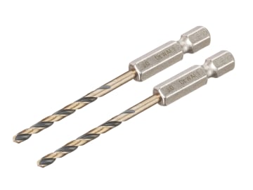 BLACK&GOLD Hex HSS-G Drill Bits (2) 3.0mm                                       