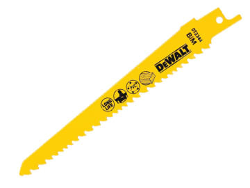 Bi-Metal Reciprocating Blade for Wood Cordless 152mm Pack of 5                  