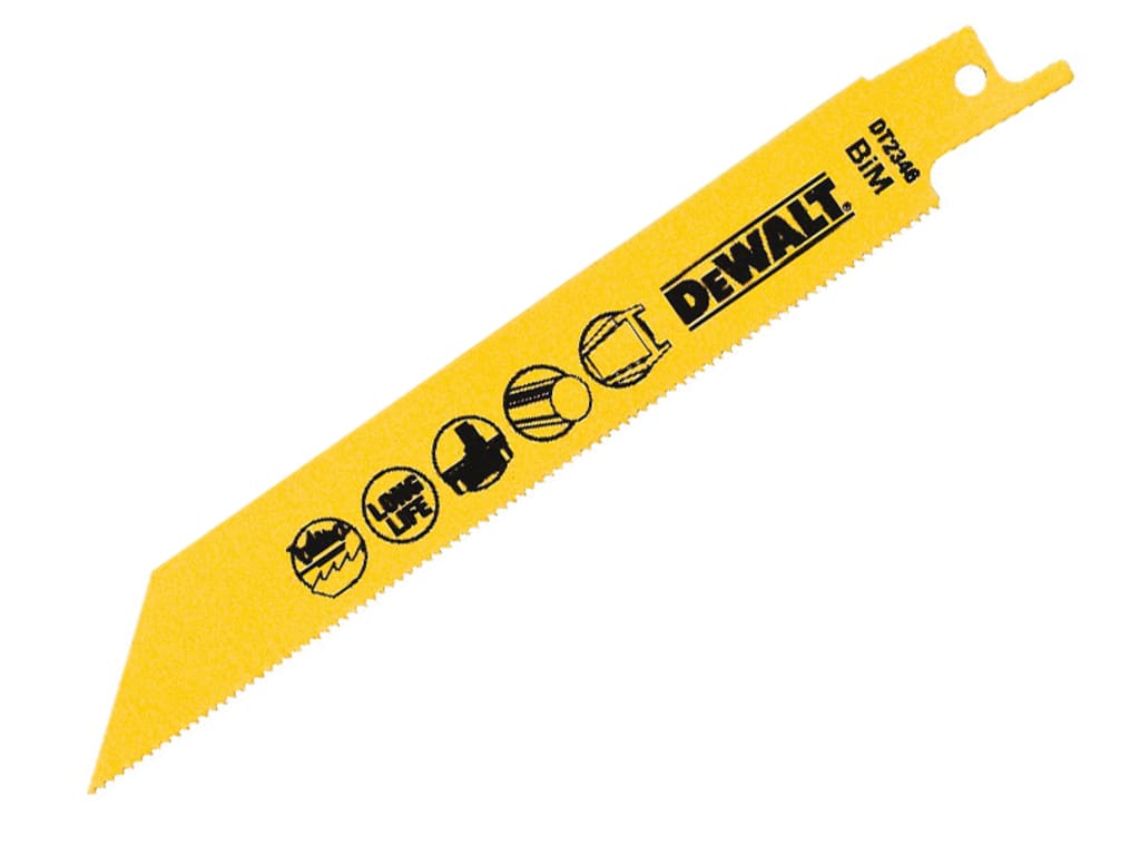 Bi-Metal Reciprocating Blade for Metal Cordless 152mm x 18 TPI (Pack 5)         