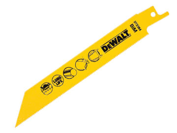 Bi-Metal Reciprocating Blade for Metal 152mm x 18 TPI (Pack 5)                  