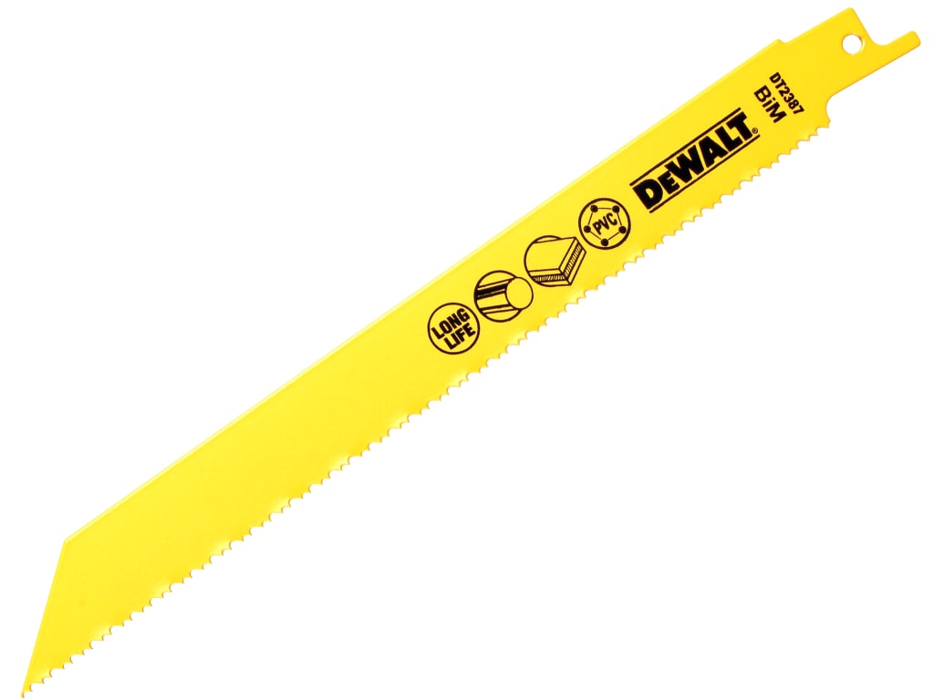 Bi-Metal Reciprocating Blade for Plastic & Pipes 203mm (Pack 5)                 
