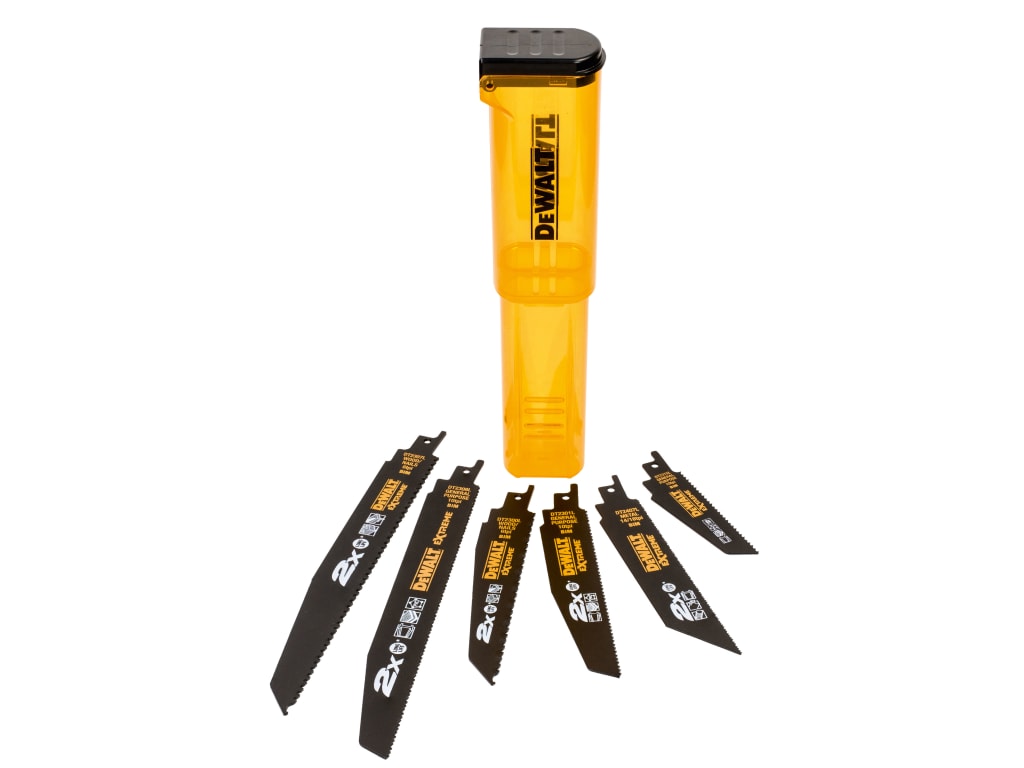 DT2440L 2X Life Reciprocating Saw Blade Set, 6 Piece                            