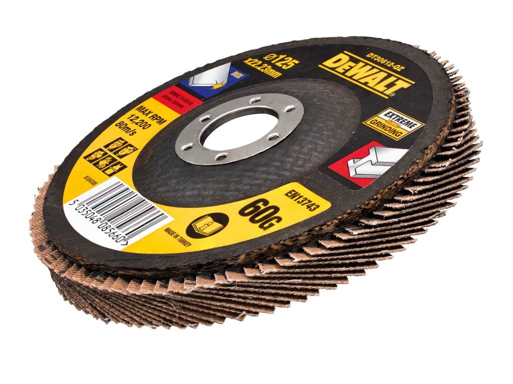 DT30612 Extreme Metal Flap Disc 125 x 22.2mm x 60G                              