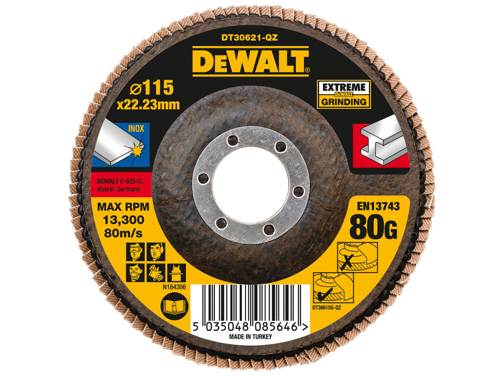 Extreme Flap Disc 115 x 22.2mm 80G                                              