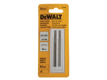 DT3906 TCT Reversible Planer Blades 82mm (Pack 2)                               