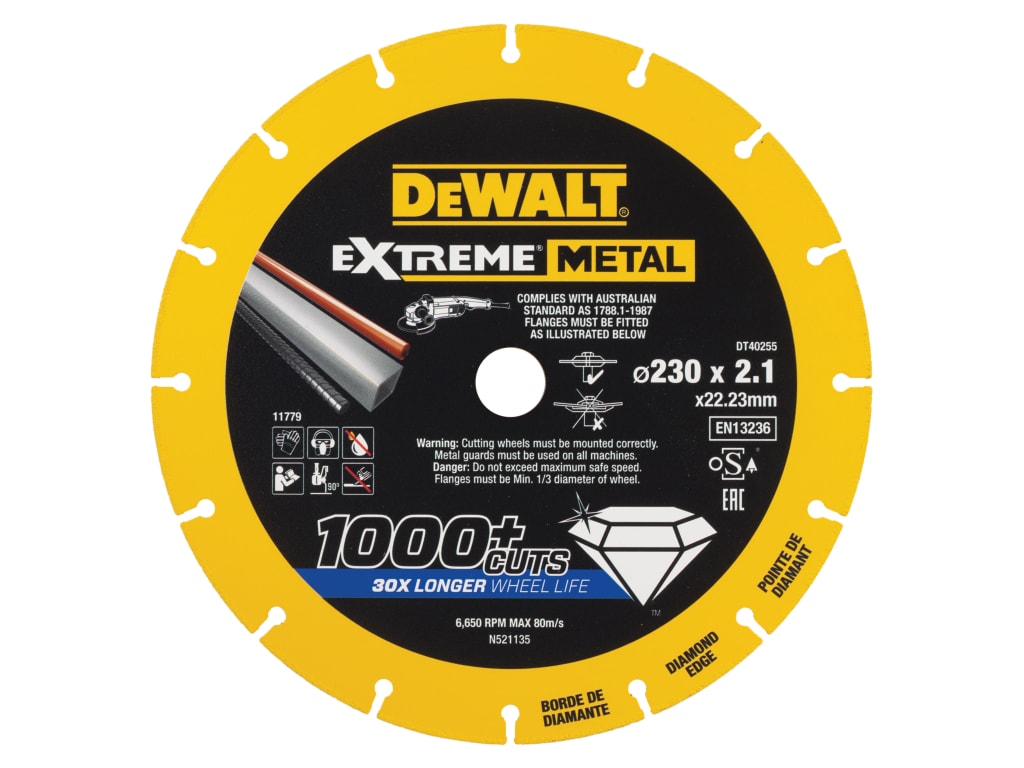 Extreme Metal Cut Off Saw Blade 230 x 22.23 x 2.10mm                            