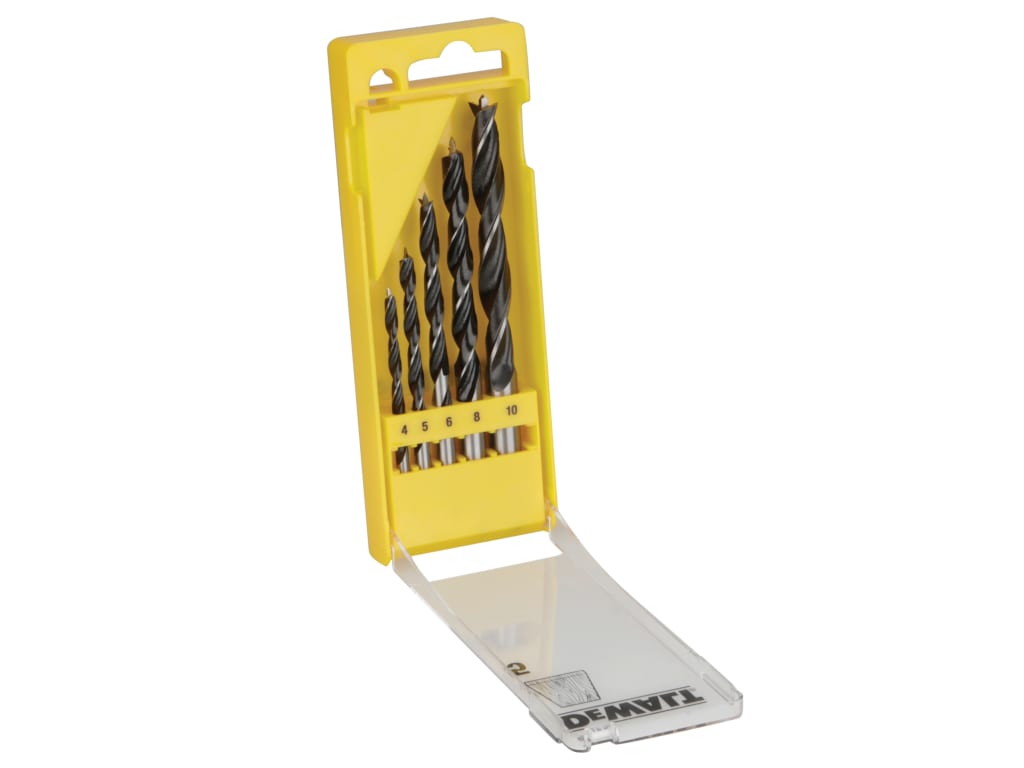 Brad Point Drill Bit Set, 5 Piece                                               