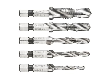 DT50060 Impact Ready Drill Tap Set, 5 Piece                                     