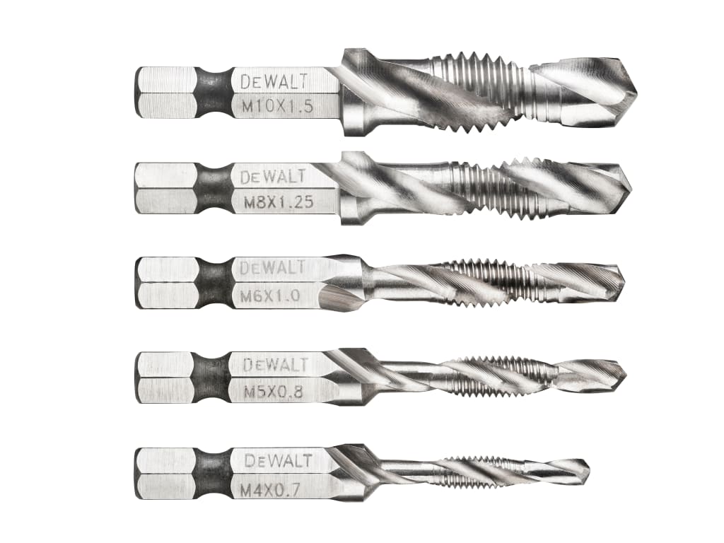 DT50060 Impact Ready Drill Tap Set, 5 Piece                                     