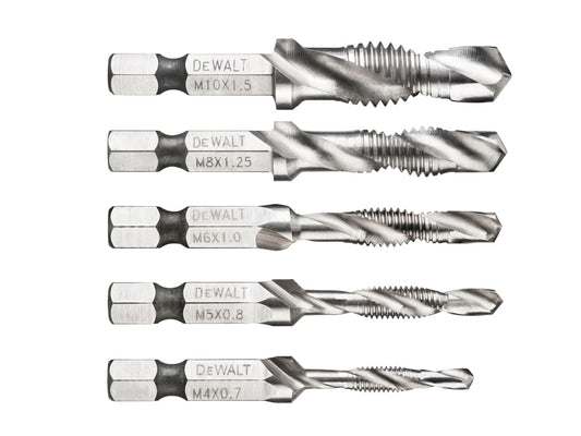 DT50060 Impact Ready Drill Tap Set, 5 Piece                                     