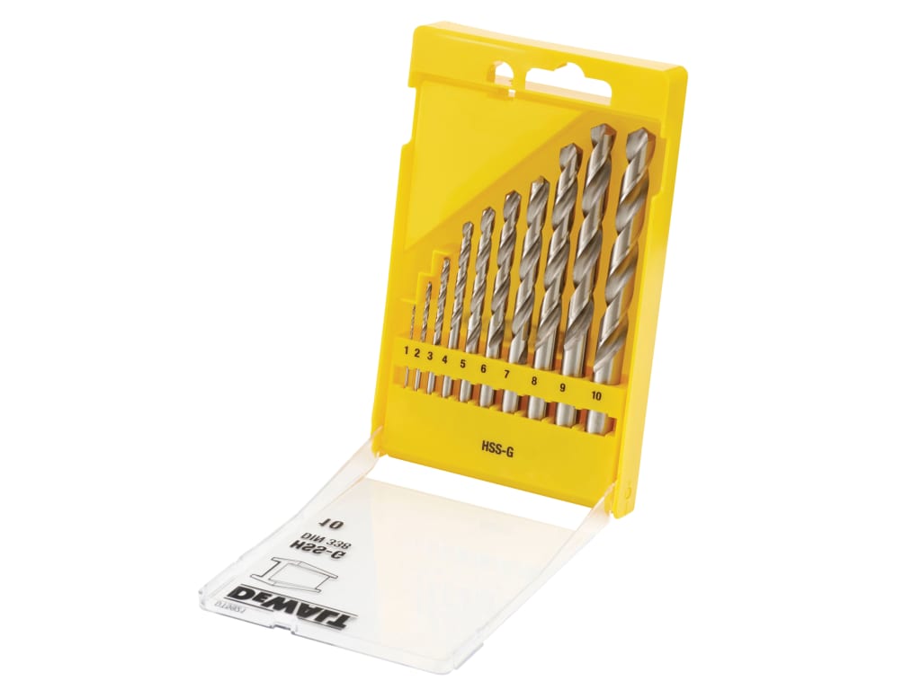 DT5921 Extreme Metal Drill Bit Set, 10 Piece                                    