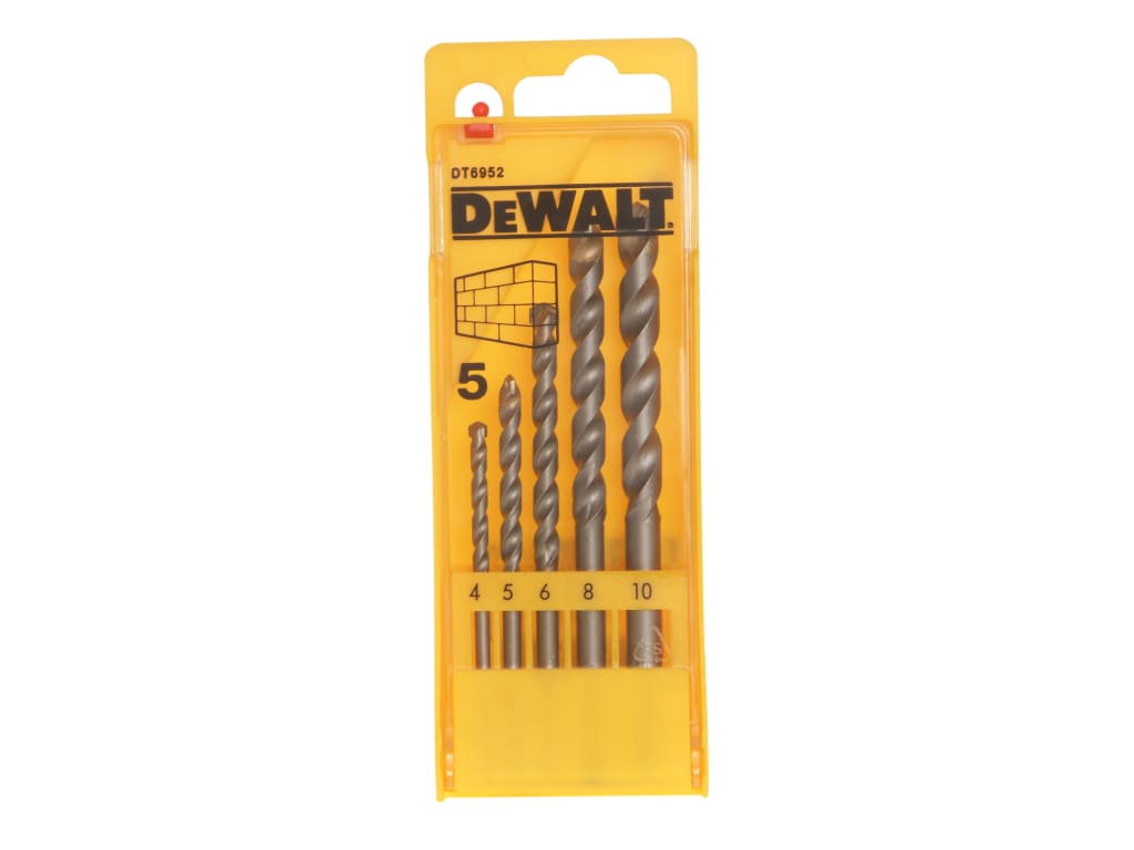 Masonry Drill Set. 5 Piece                                                      
