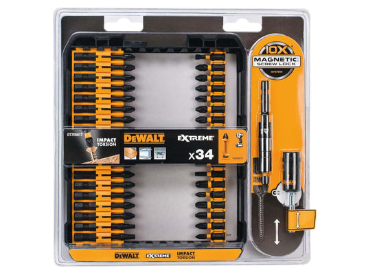 DT70561T Impact Torsion Set + 3in Holder, 34 Piece                              