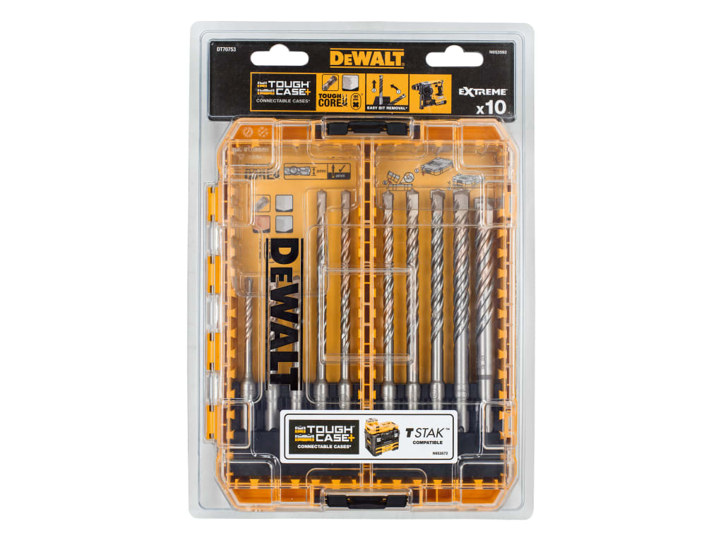 SDS Plus Extreme 2® Drill Bit Set, 10 Piece                                     