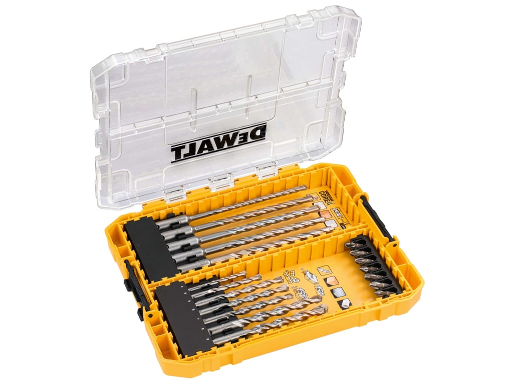DT70754 Mixed Drill & Bit Set, 19 Piece                                         