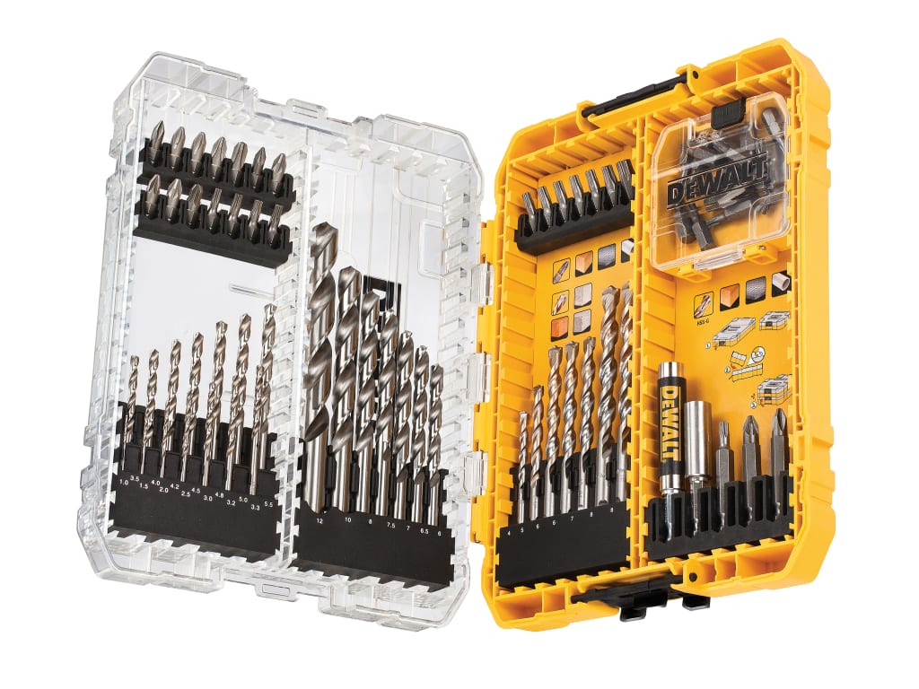 DT70761 Mixed Drill & Bit Set, 72 Piece                                         