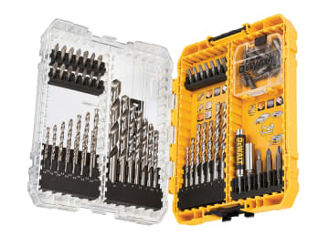 DT70761 Mixed Drill & Bit Set, 72 Piece                                         