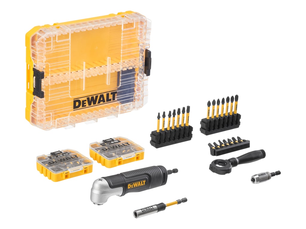 DT70775 Mix Bit Set with Right-Angle Attachment, 80 Piece                       