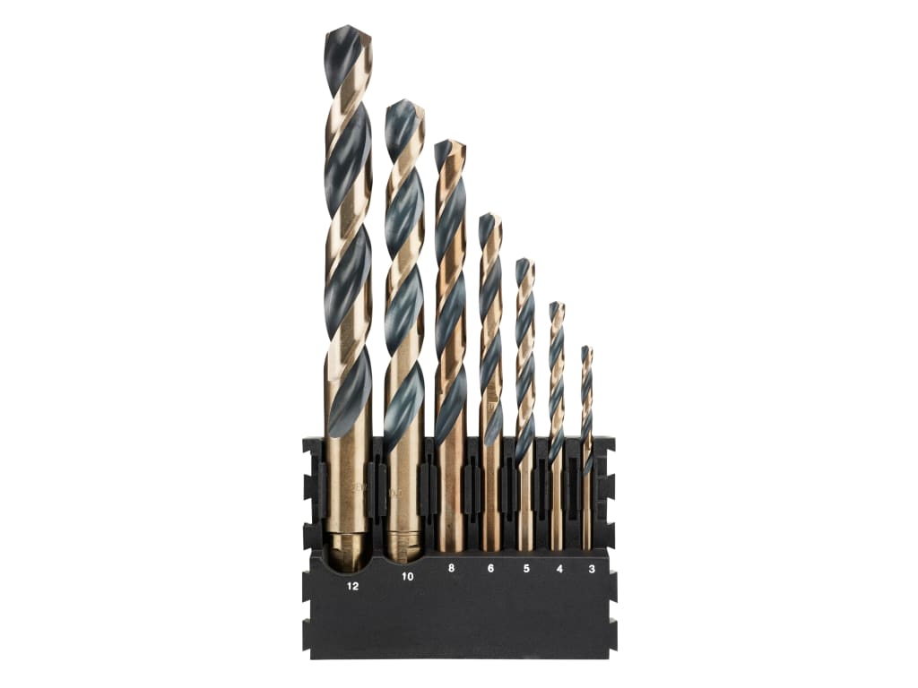 DT20620 BLACK&GOLD HSS Drill Set, 7 Piece                                       