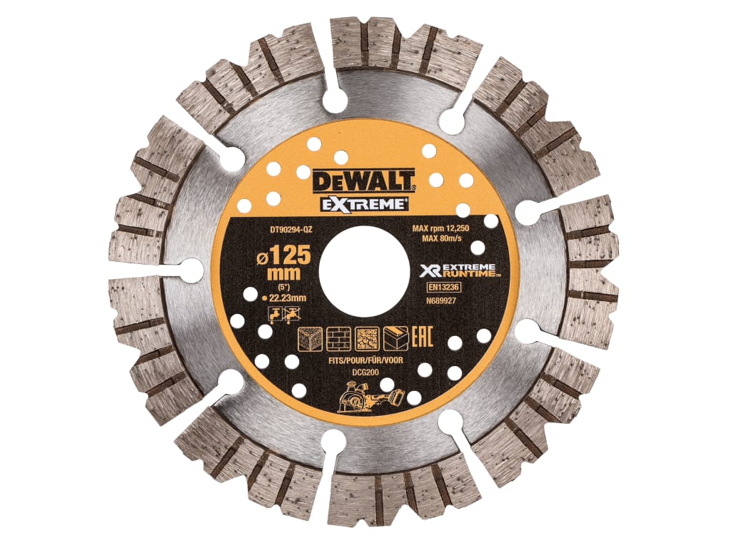 DT90294 Extreme Diamond Cutting Blade 125 x 22.23mm                             