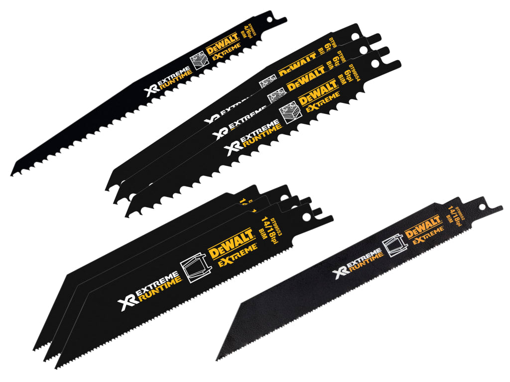 DT99551 XR Reciprocating Saw Blade Set, 8 Piece                                 
