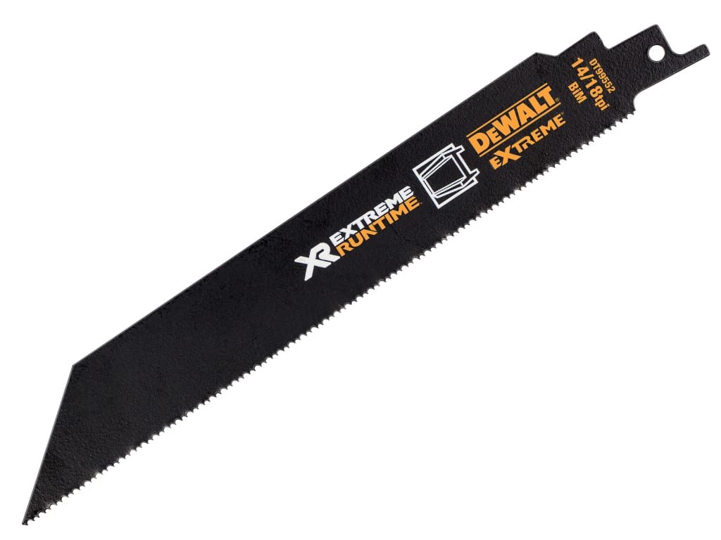 XR Metal Reciprocating Blade 203mm 14/18 TPI (Pack 5)                           