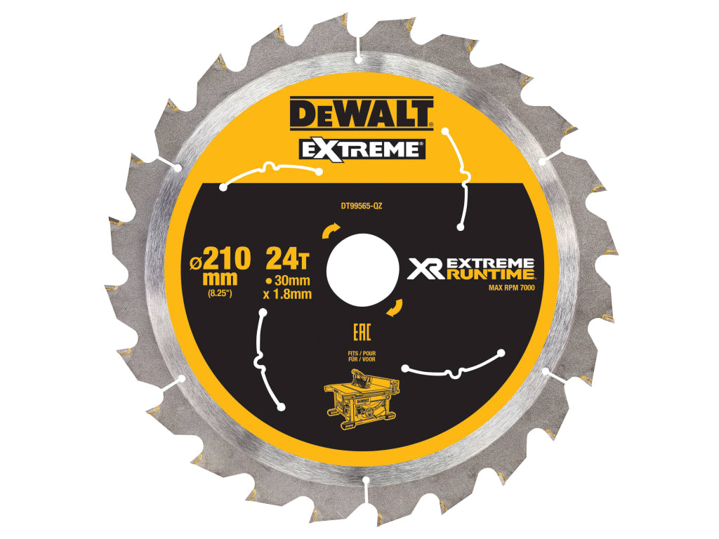 XR FlexVolt Table Saw Blade 210 x 30mm x 24T                                    
