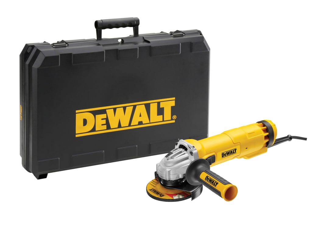 DWE4206K Mini Grinder & Kitbox 115mm 1010W 240V                                 