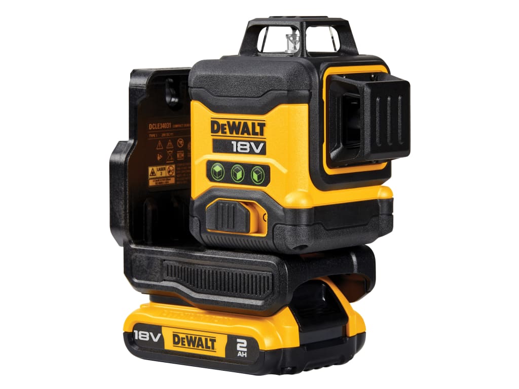 DCLE34031D1 3 x 360° Multi Line Laser 18V 1 x 2.0Ah Li-ion                      